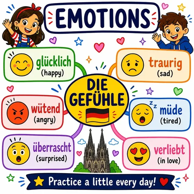 Emotions mind map