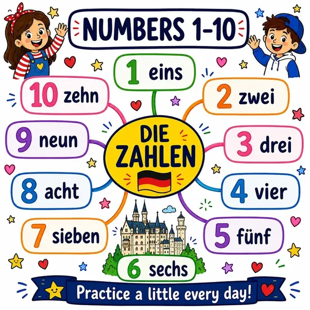 Numbers mind map